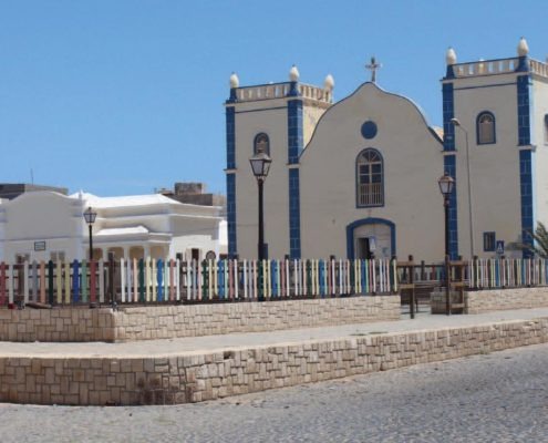Eglise Santa Isabel de Sal Rei sur l'île de Boa Vista