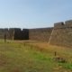 Fort de São Filipe sur l'île de Santiago, construit pour contrer les attaques des pirates et vue panoramique sur la vallée de Ribeira Grande, où se trouve Cidade Velha